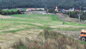 Skiareál Hlubočky - Horní část sjezdovky skiareálu Hlubočky - 29.9.2025 v 12:00