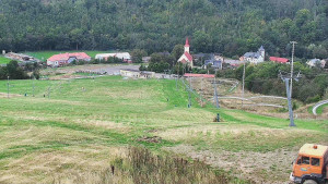 Skiareál Hlubočky - Horní část sjezdovky skiareálu Hlubočky - 29.9.2025 v 12:50