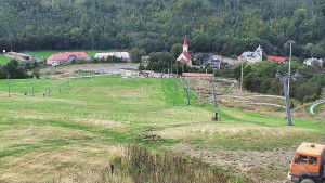 Skiareál Hlubočky - Horní část sjezdovky skiareálu Hlubočky - 29.9.2025 v 15:05