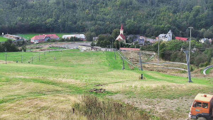 Skiareál Hlubočky - Horní část sjezdovky skiareálu Hlubočky - 29.9.2025 v 15:45