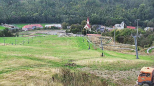 Skiareál Hlubočky - Horní část sjezdovky skiareálu Hlubočky - 29.9.2025 v 17:15