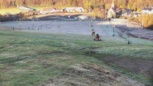 Skiareál Hlubočky - Horní část sjezdovky skiareálu Hlubočky - 31.10.2025 v 07:55 Skiareál Hlubočky - Horní část sjezdovky skiareálu Hlubočky - 31.10.2025 v 07:55