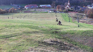 Skiareál Hlubočky - Horní část sjezdovky skiareálu Hlubočky - 31.10.2025 v 14:55 Skiareál Hlubočky - Horní část sjezdovky skiareálu Hlubočky - 31.10.2025 v 14:55