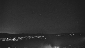 Skiareál Hlubočky - Horní část sjezdovky skiareálu Hlubočky - 18.11.2025 v 18:55