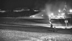 Horní část sjezdovky skiareálu Hlubočky