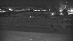 Horní část sjezdovky skiareálu Hlubočky