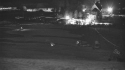 Horní část sjezdovky skiareálu Hlubočky