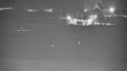 Horní část sjezdovky skiareálu Hlubočky