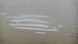 Horní část sjezdovky skiareálu Hlubočky