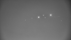 Skiareál Hlubočky - Horní část sjezdovky skiareálu Hlubočky - 19.12.2025 v 01:15