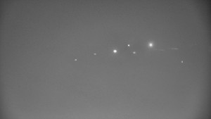 Skiareál Hlubočky - Horní část sjezdovky skiareálu Hlubočky - 19.12.2025 v 02:45