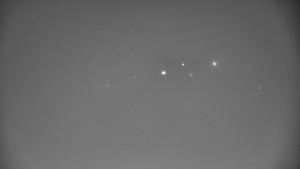 Skiareál Hlubočky - Horní část sjezdovky skiareálu Hlubočky - 19.12.2025 v 02:50