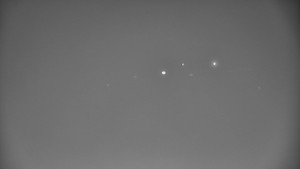 Skiareál Hlubočky - Horní část sjezdovky skiareálu Hlubočky - 19.12.2025 v 03:25