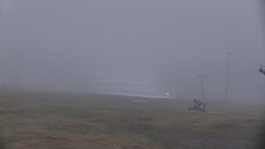 Skiareál Hlubočky - Horní část sjezdovky skiareálu Hlubočky - 19.12.2025 v 07:25