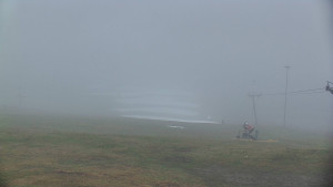 Skiareál Hlubočky - Horní část sjezdovky skiareálu Hlubočky - 19.12.2025 v 07:55