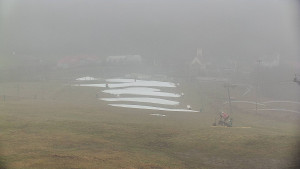 Skiareál Hlubočky - Horní část sjezdovky skiareálu Hlubočky - 19.12.2025 v 08:50