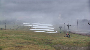 Skiareál Hlubočky - Horní část sjezdovky skiareálu Hlubočky - 19.12.2025 v 11:05