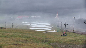Skiareál Hlubočky - Horní část sjezdovky skiareálu Hlubočky - 19.12.2025 v 11:10