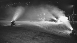 Horní část sjezdovky skiareálu Hlubočky