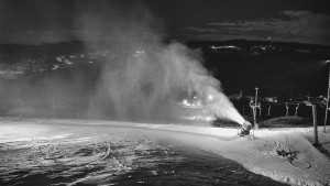 Skiareál Hlubočky - Horní část sjezdovky skiareálu Hlubočky - 31.12.2025 v 00:35 Skiareál Hlubočky - Horní část sjezdovky skiareálu Hlubočky - 31.12.2025 v 00:35