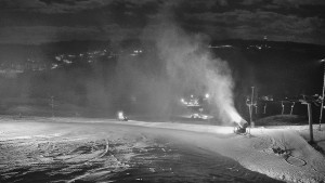 Skiareál Hlubočky - Horní část sjezdovky skiareálu Hlubočky - 31.12.2025 v 01:05 Skiareál Hlubočky - Horní část sjezdovky skiareálu Hlubočky - 31.12.2025 v 01:05