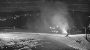 Skiareál Hlubočky - Horní část sjezdovky skiareálu Hlubočky - 31.12.2025 v 01:10 Skiareál Hlubočky - Horní část sjezdovky skiareálu Hlubočky - 31.12.2025 v 01:10