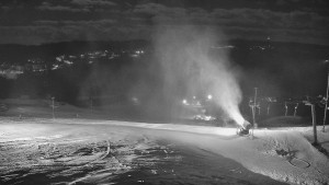 Skiareál Hlubočky - Horní část sjezdovky skiareálu Hlubočky - 31.12.2025 v 01:15 Skiareál Hlubočky - Horní část sjezdovky skiareálu Hlubočky - 31.12.2025 v 01:15