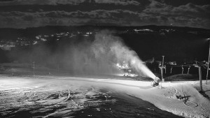 Skiareál Hlubočky - Horní část sjezdovky skiareálu Hlubočky - 31.12.2025 v 01:50 Skiareál Hlubočky - Horní část sjezdovky skiareálu Hlubočky - 31.12.2025 v 01:50