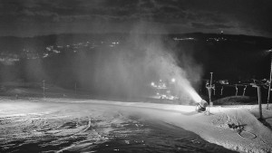 Skiareál Hlubočky - Horní část sjezdovky skiareálu Hlubočky - 31.12.2025 v 02:15 Skiareál Hlubočky - Horní část sjezdovky skiareálu Hlubočky - 31.12.2025 v 02:15