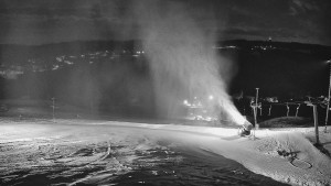 Skiareál Hlubočky - Horní část sjezdovky skiareálu Hlubočky - 31.12.2025 v 02:20 Skiareál Hlubočky - Horní část sjezdovky skiareálu Hlubočky - 31.12.2025 v 02:20