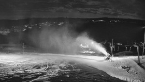 Skiareál Hlubočky - Horní část sjezdovky skiareálu Hlubočky - 31.12.2025 v 02:30 Skiareál Hlubočky - Horní část sjezdovky skiareálu Hlubočky - 31.12.2025 v 02:30