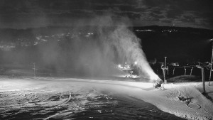 Skiareál Hlubočky - Horní část sjezdovky skiareálu Hlubočky - 31.12.2025 v 02:35 Skiareál Hlubočky - Horní část sjezdovky skiareálu Hlubočky - 31.12.2025 v 02:35