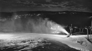 Skiareál Hlubočky - Horní část sjezdovky skiareálu Hlubočky - 31.12.2025 v 02:45 Skiareál Hlubočky - Horní část sjezdovky skiareálu Hlubočky - 31.12.2025 v 02:45