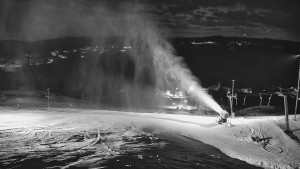 Skiareál Hlubočky - Horní část sjezdovky skiareálu Hlubočky - 31.12.2025 v 02:50 Skiareál Hlubočky - Horní část sjezdovky skiareálu Hlubočky - 31.12.2025 v 02:50