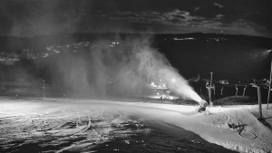 Skiareál Hlubočky - Horní část sjezdovky skiareálu Hlubočky - 31.12.2025 v 03:10 Skiareál Hlubočky - Horní část sjezdovky skiareálu Hlubočky - 31.12.2025 v 03:10