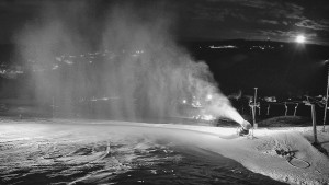 Skiareál Hlubočky - Horní část sjezdovky skiareálu Hlubočky - 31.12.2025 v 04:15 Skiareál Hlubočky - Horní část sjezdovky skiareálu Hlubočky - 31.12.2025 v 04:15