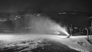 Skiareál Hlubočky - Horní část sjezdovky skiareálu Hlubočky - 31.12.2025 v 04:35 Skiareál Hlubočky - Horní část sjezdovky skiareálu Hlubočky - 31.12.2025 v 04:35