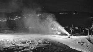 Skiareál Hlubočky - Horní část sjezdovky skiareálu Hlubočky - 31.12.2025 v 05:25 Skiareál Hlubočky - Horní část sjezdovky skiareálu Hlubočky - 31.12.2025 v 05:25