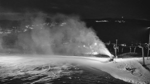 Skiareál Hlubočky - Horní část sjezdovky skiareálu Hlubočky - 31.12.2025 v 06:10 Skiareál Hlubočky - Horní část sjezdovky skiareálu Hlubočky - 31.12.2025 v 06:10