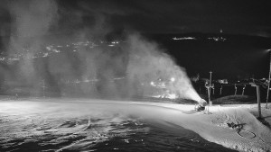 Skiareál Hlubočky - Horní část sjezdovky skiareálu Hlubočky - 31.12.2025 v 06:15 Skiareál Hlubočky - Horní část sjezdovky skiareálu Hlubočky - 31.12.2025 v 06:15