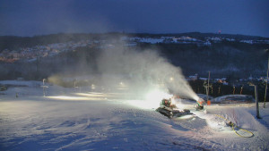 Skiareál Hlubočky - Horní část sjezdovky skiareálu Hlubočky - 31.12.2025 v 07:10 Skiareál Hlubočky - Horní část sjezdovky skiareálu Hlubočky - 31.12.2025 v 07:10