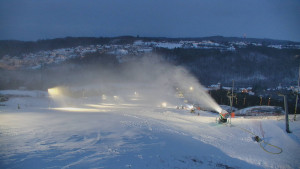 Skiareál Hlubočky - Horní část sjezdovky skiareálu Hlubočky - 31.12.2025 v 07:15 Skiareál Hlubočky - Horní část sjezdovky skiareálu Hlubočky - 31.12.2025 v 07:15