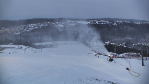 Skiareál Hlubočky - Horní část sjezdovky skiareálu Hlubočky - 31.12.2025 v 07:30 Skiareál Hlubočky - Horní část sjezdovky skiareálu Hlubočky - 31.12.2025 v 07:30