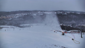 Skiareál Hlubočky - Horní část sjezdovky skiareálu Hlubočky - 31.12.2025 v 07:35 Skiareál Hlubočky - Horní část sjezdovky skiareálu Hlubočky - 31.12.2025 v 07:35