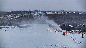 Skiareál Hlubočky - Horní část sjezdovky skiareálu Hlubočky - 31.12.2025 v 07:40 Skiareál Hlubočky - Horní část sjezdovky skiareálu Hlubočky - 31.12.2025 v 07:40