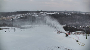 Skiareál Hlubočky - Horní část sjezdovky skiareálu Hlubočky - 31.12.2025 v 07:50 Skiareál Hlubočky - Horní část sjezdovky skiareálu Hlubočky - 31.12.2025 v 07:50