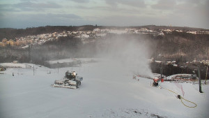 Skiareál Hlubočky - Horní část sjezdovky skiareálu Hlubočky - 31.12.2025 v 08:20 Skiareál Hlubočky - Horní část sjezdovky skiareálu Hlubočky - 31.12.2025 v 08:20