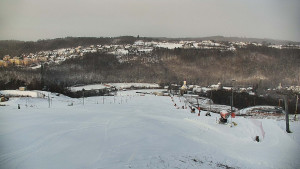 Skiareál Hlubočky - Horní část sjezdovky skiareálu Hlubočky - 31.12.2025 v 08:50 Skiareál Hlubočky - Horní část sjezdovky skiareálu Hlubočky - 31.12.2025 v 08:50