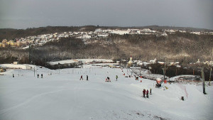 Skiareál Hlubočky - Horní část sjezdovky skiareálu Hlubočky - 31.12.2025 v 09:05 Skiareál Hlubočky - Horní část sjezdovky skiareálu Hlubočky - 31.12.2025 v 09:05