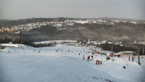 Skiareál Hlubočky - Horní část sjezdovky skiareálu Hlubočky - 31.12.2025 v 09:35 Skiareál Hlubočky - Horní část sjezdovky skiareálu Hlubočky - 31.12.2025 v 09:35